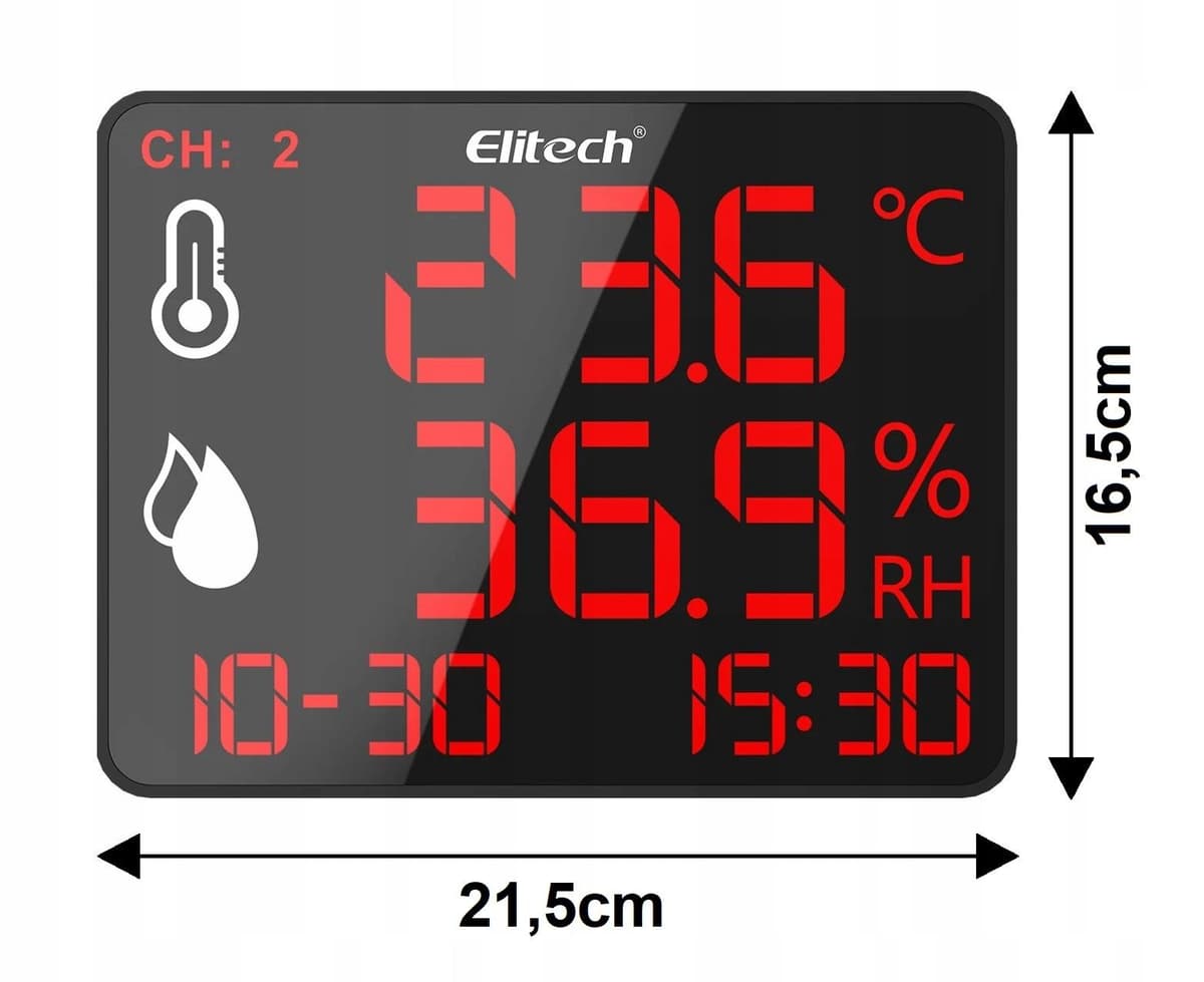 Rejestratory temp/wilgotności
